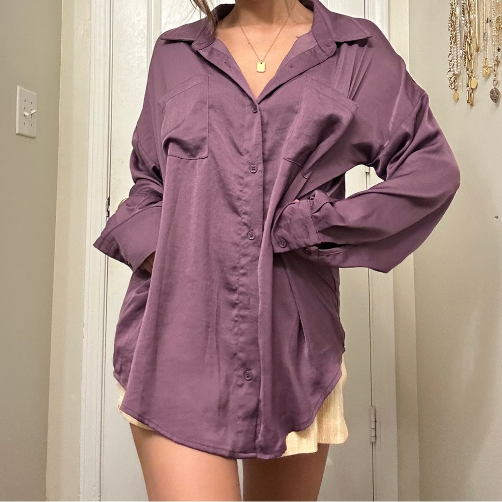 VICI Oversized Button Down